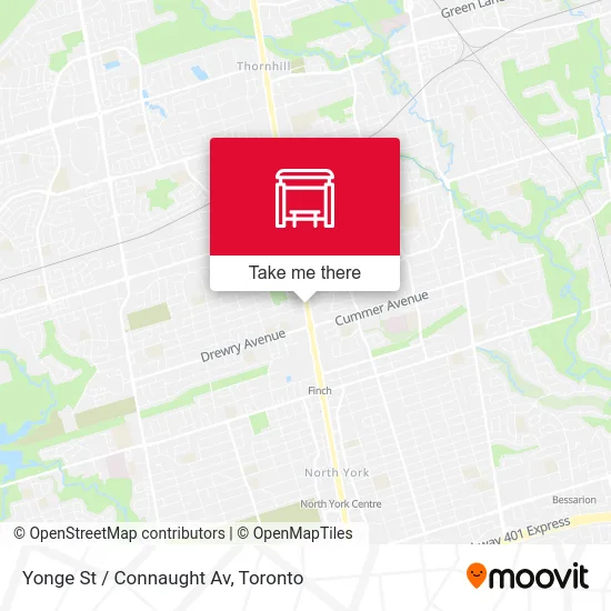 Yonge St / Connaught Av map