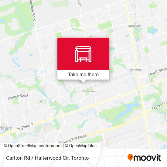 Carlton Rd / Halterwood Cir map