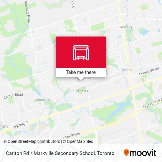Carlton Rd / Markville Secondary School map