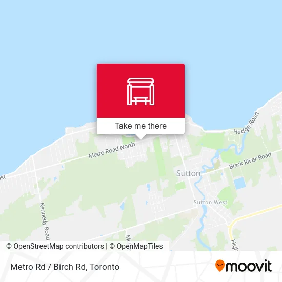 Metro Rd / Birch Rd map