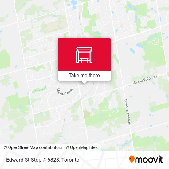 Edward St Stop # 6823 map