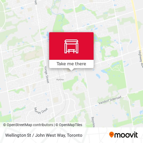 Wellington St / John West Way map