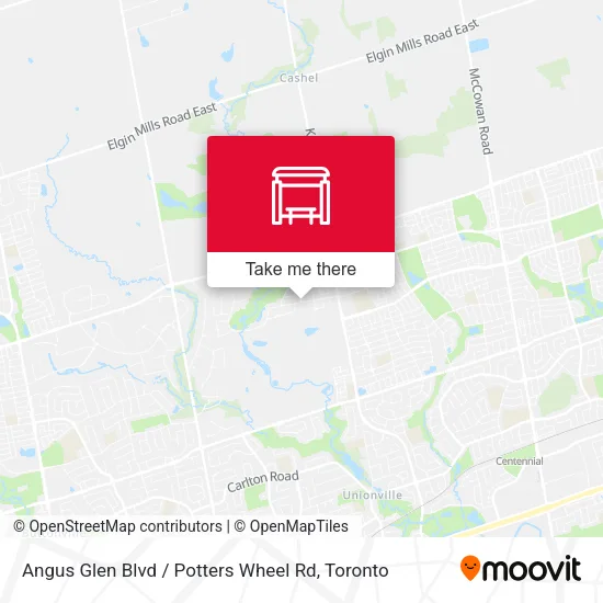 Angus Glen Blvd / Potters Wheel Rd map