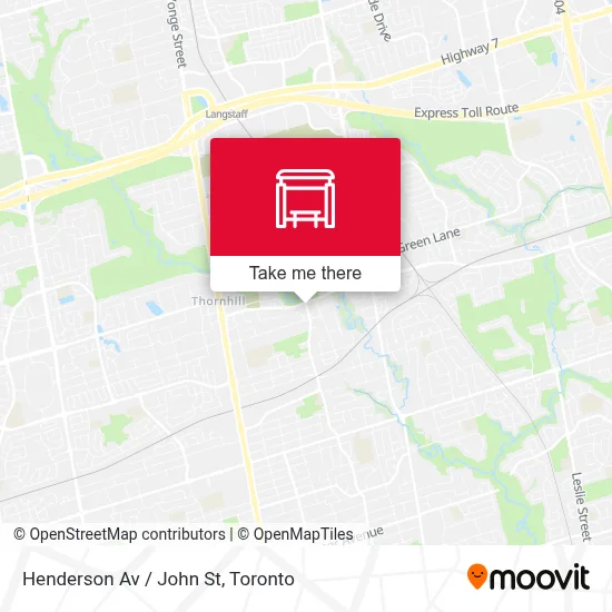 Henderson Av / John St map