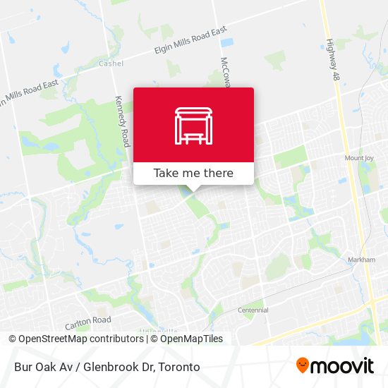 Bur Oak Av / Glenbrook Dr plan