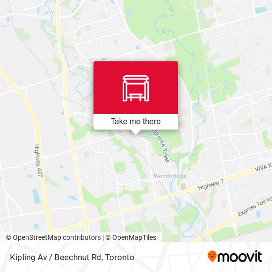 Kipling Av / Beechnut Rd map