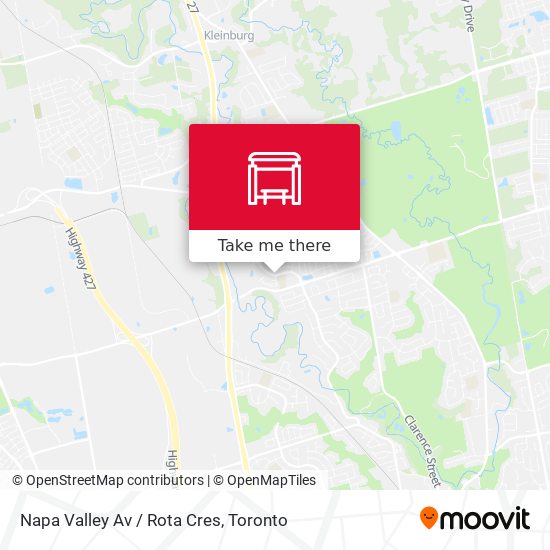 Napa Valley Av / Rota Cres map