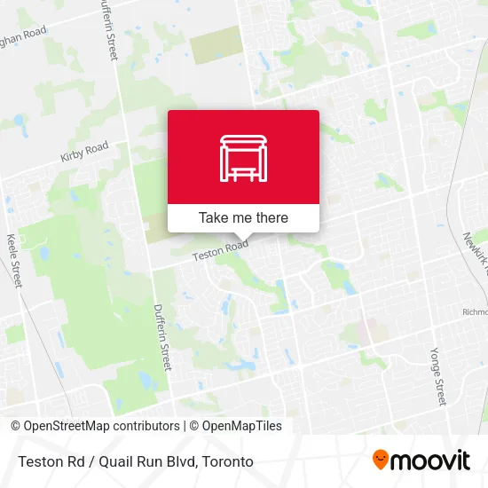 Teston Rd / Quail Run Blvd map