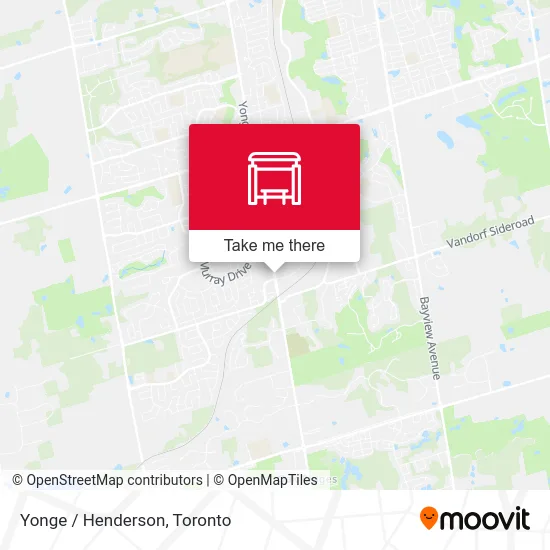 Yonge / Henderson map
