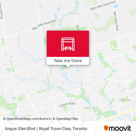 Angus Glen Blvd / Royal Troon Cres plan