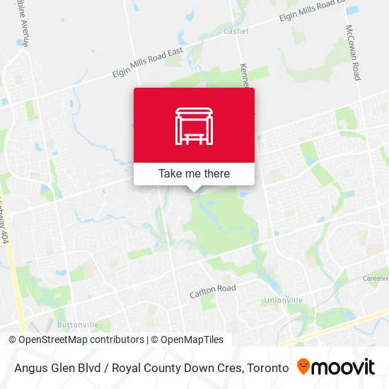 Angus Glen Blvd / Royal County Down Cres map