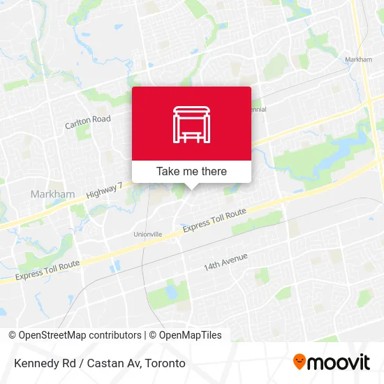 Kennedy Rd / Castan Av map