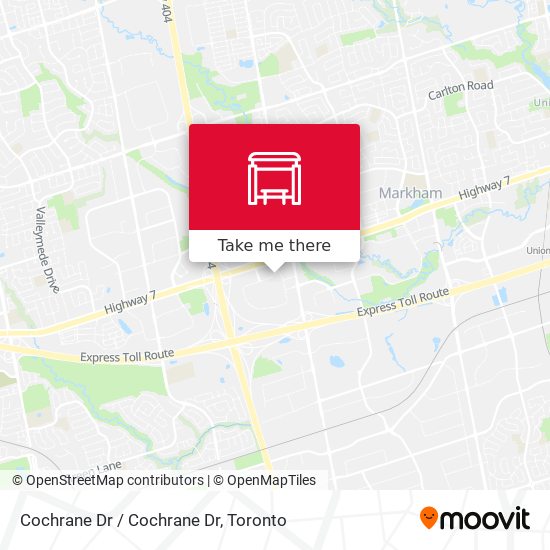 Cochrane Dr / Cochrane Dr map