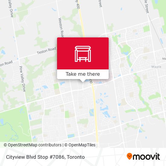 Cityview Blvd Stop #7086 map