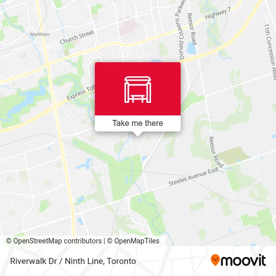 Riverwalk Dr / Ninth Line map