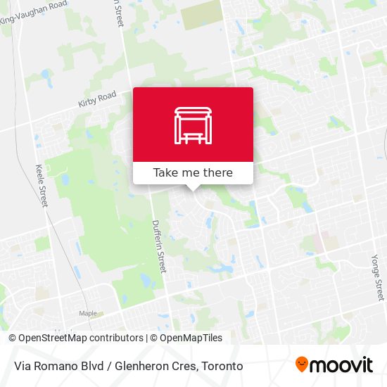 Via Romano Blvd / Glenheron Cres map