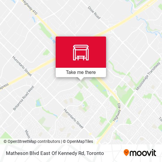 Matheson Blvd East Of Kennedy Rd map