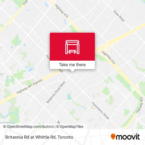 Britannia Rd at Whittle Rd map