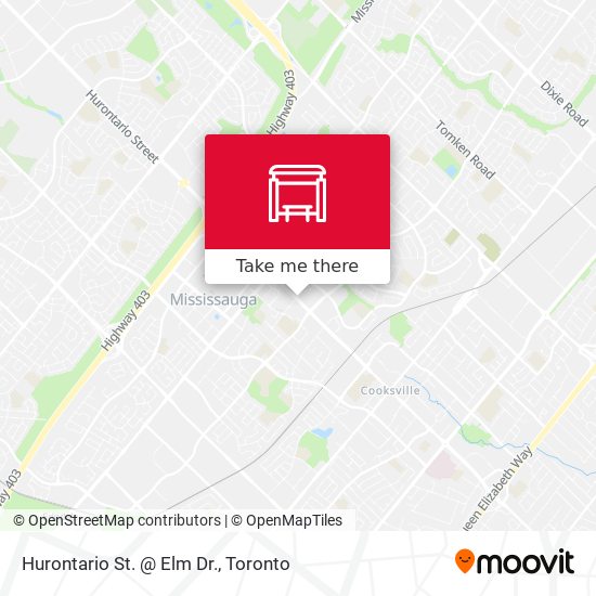 Hurontario St. @ Elm Dr. map