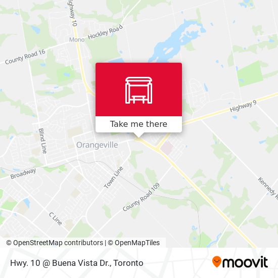 Hwy. 10 @ Buena Vista Dr. map