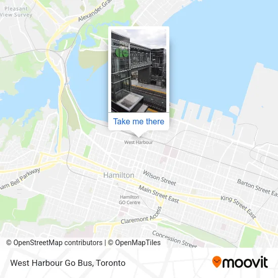 West Harbour Go Bus map