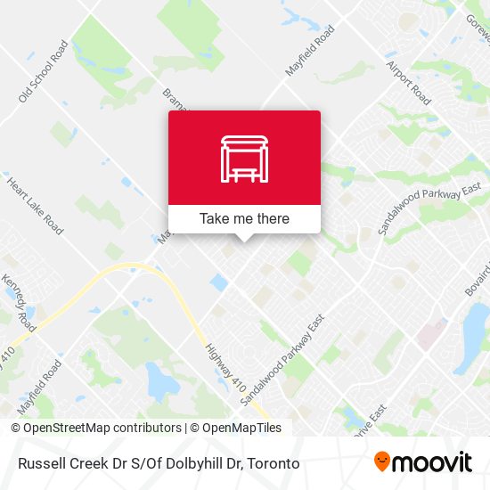 Russell Creek Dr S / Of Dolbyhill Dr map