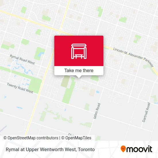 Rymal at Upper Wentworth West map