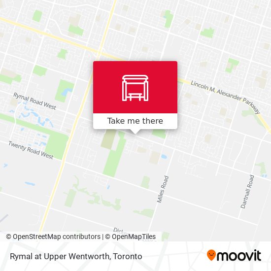 Rymal at Upper Wentworth map