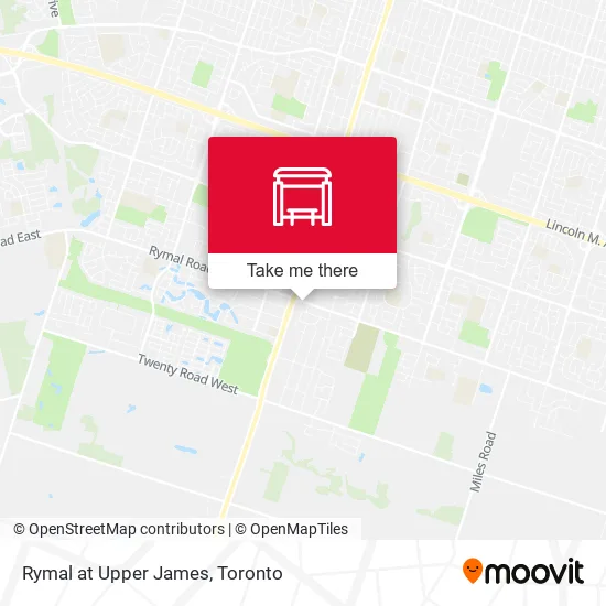 Rymal at Upper James map