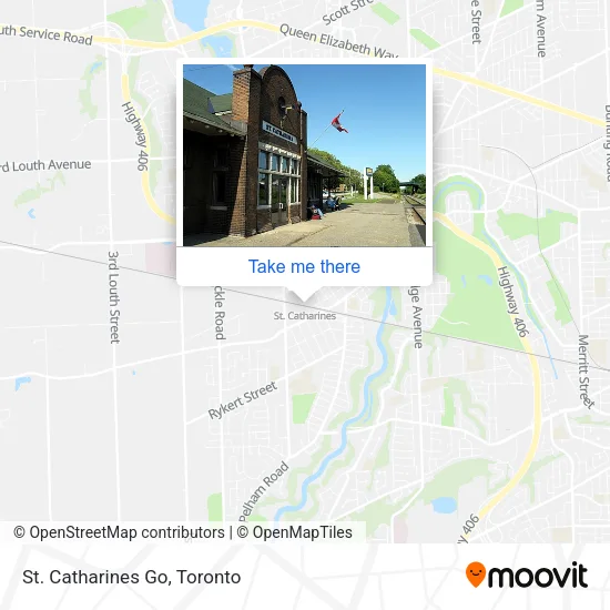 St. Catharines Go map