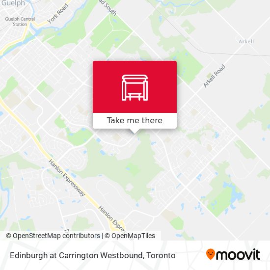 Edinburgh at Carrington Westbound plan