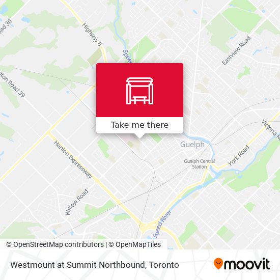 Westmount at Summit Northbound map