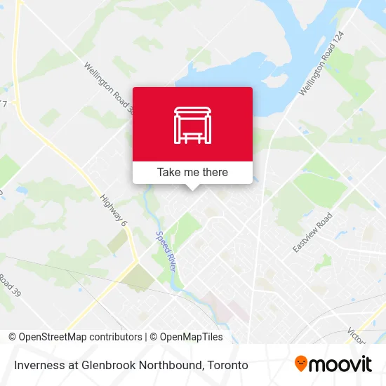 Inverness at Glenbrook Northbound map