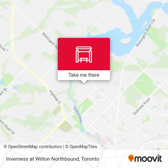 Inverness at Wilton Northbound map
