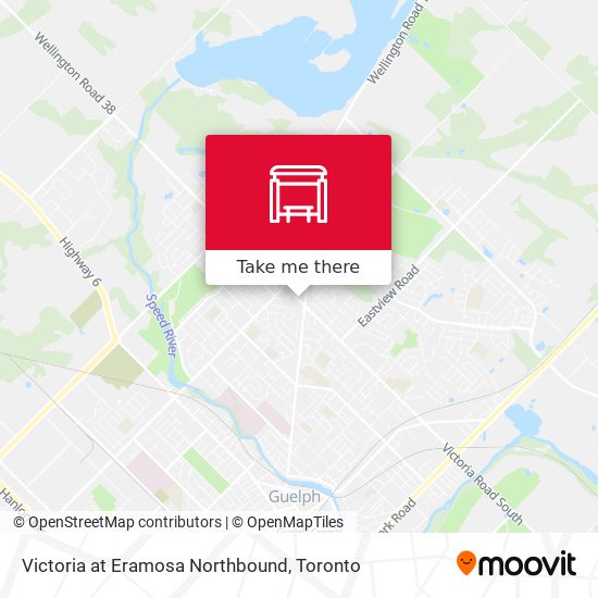 Victoria at Eramosa Northbound map