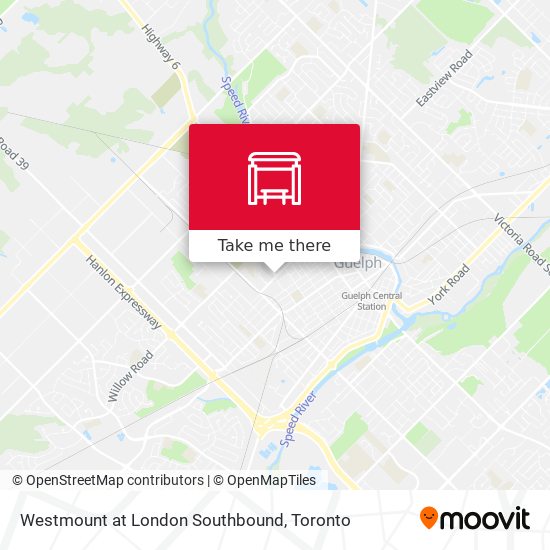 Westmount at London Southbound map