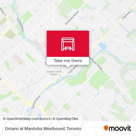 Ontario at Manitoba Westbound plan