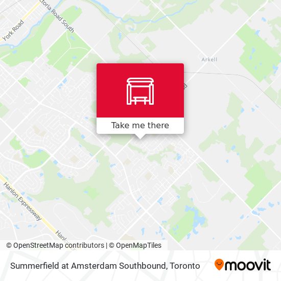 Summerfield at Amsterdam Southbound map