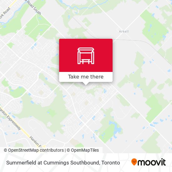 Summerfield at Cummings Southbound plan