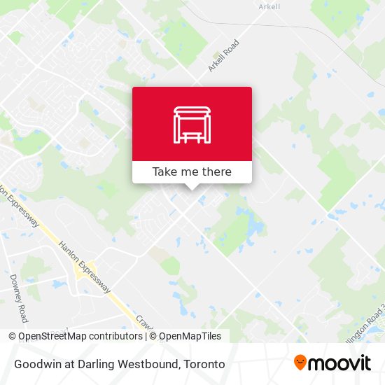 Goodwin at Darling Westbound map