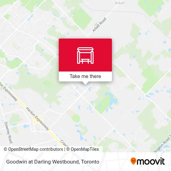 Goodwin at Darling Westbound map