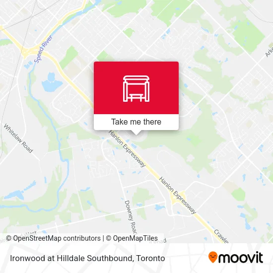 Ironwood at Hilldale Southbound map