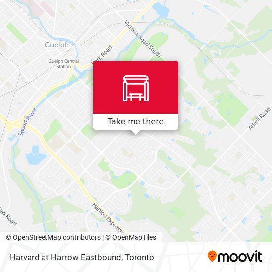 Harvard at Harrow Eastbound plan