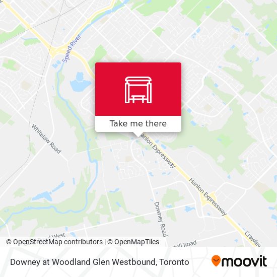 Downey at Woodland Glen Westbound map
