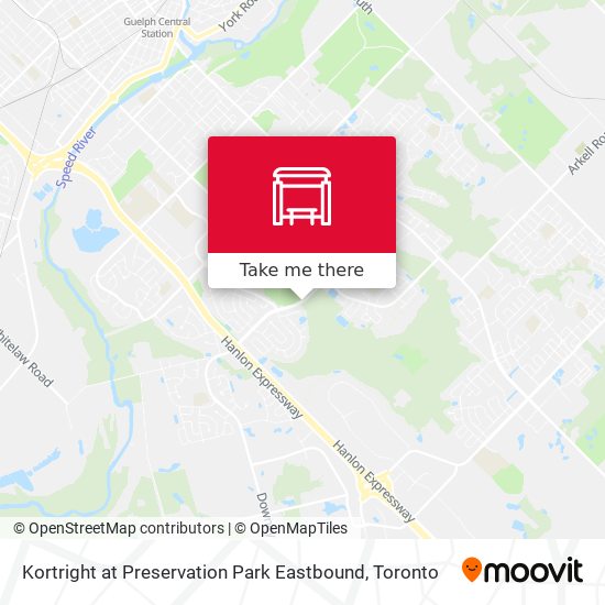 Kortright at Preservation Park Eastbound plan