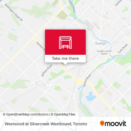 Westwood at Silvercreek Westbound map