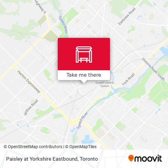 Paisley at Yorkshire Eastbound plan