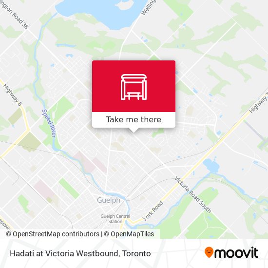 Hadati at Victoria Westbound map