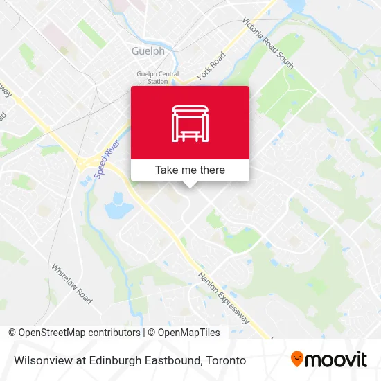 Wilsonview at Edinburgh Eastbound map