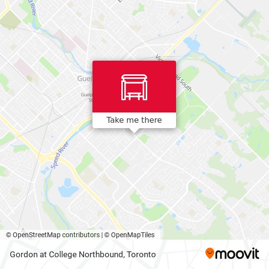 Gordon at College Northbound plan